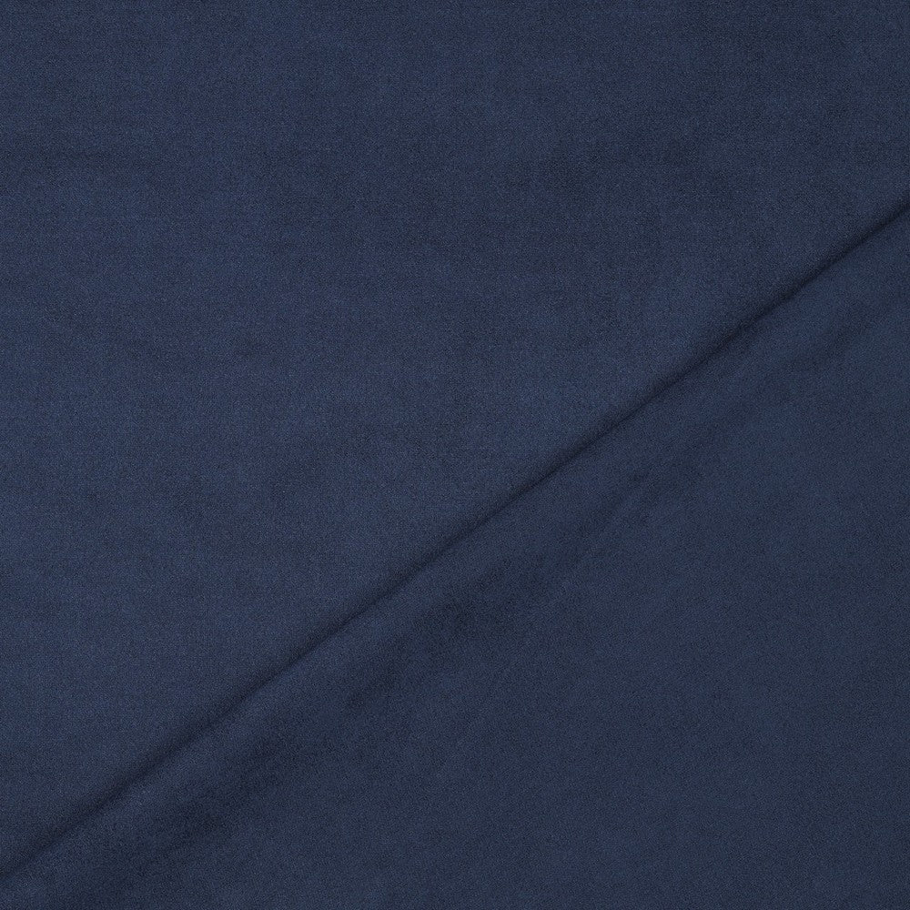 Suede Wildlederimitat dunkelblau navy