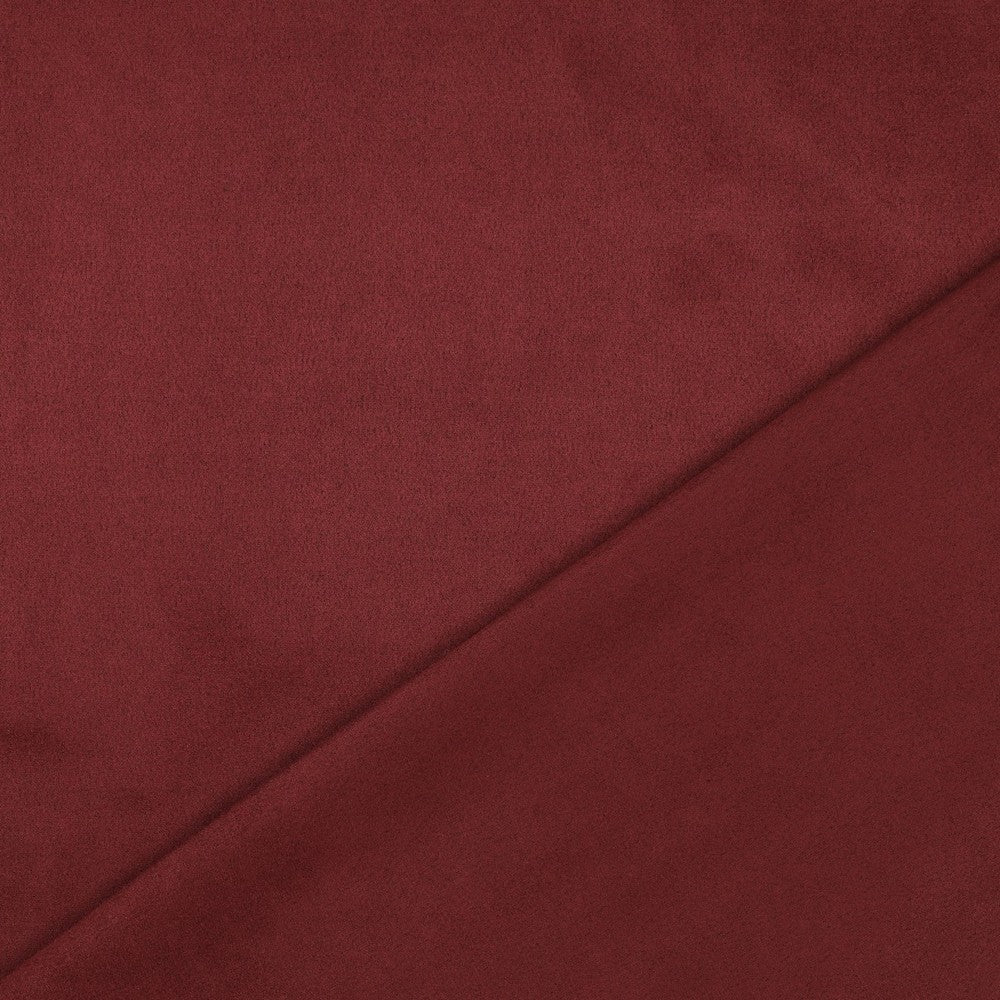 Suede Wildlederimitat bordeaux