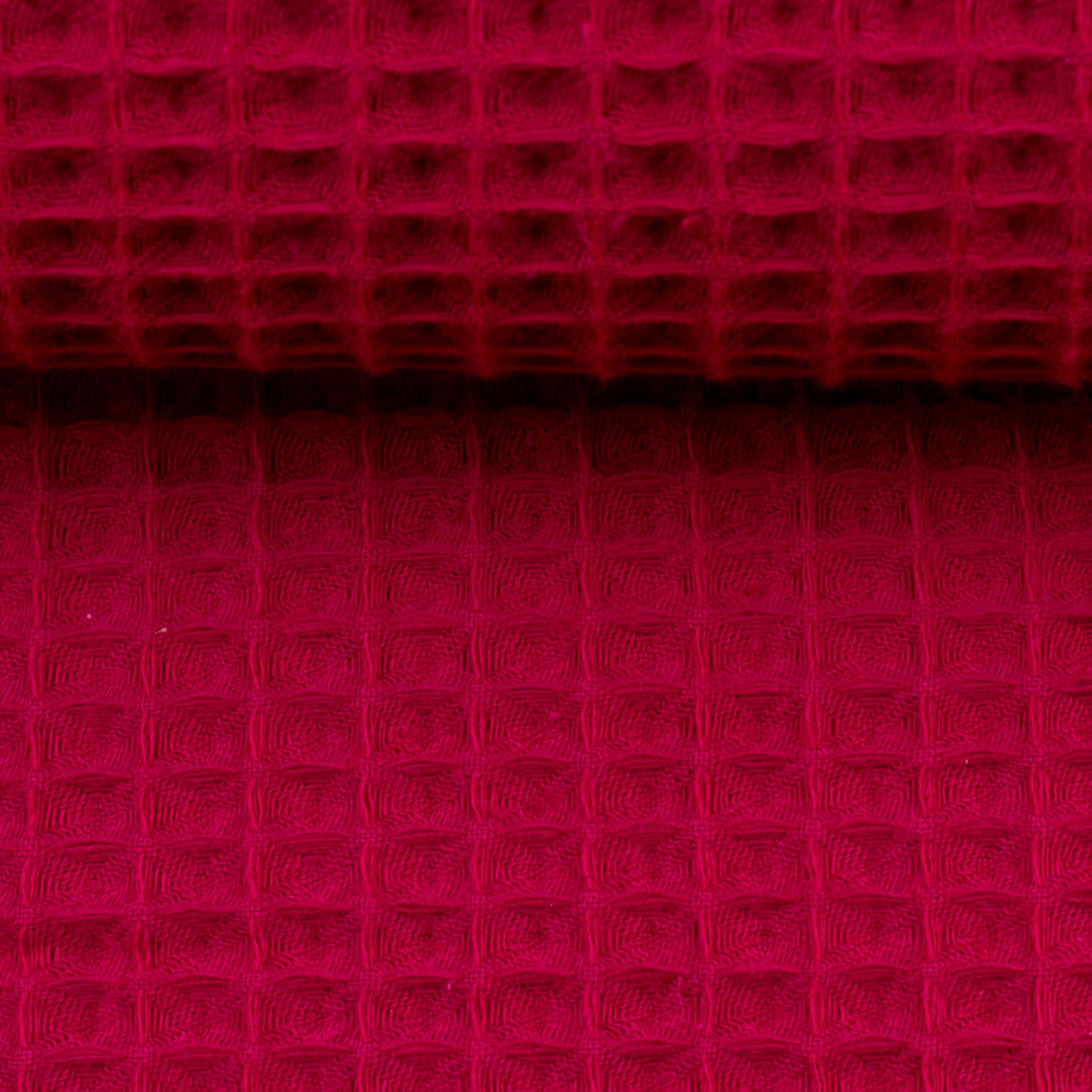 Waffelpiqué uni brombeere