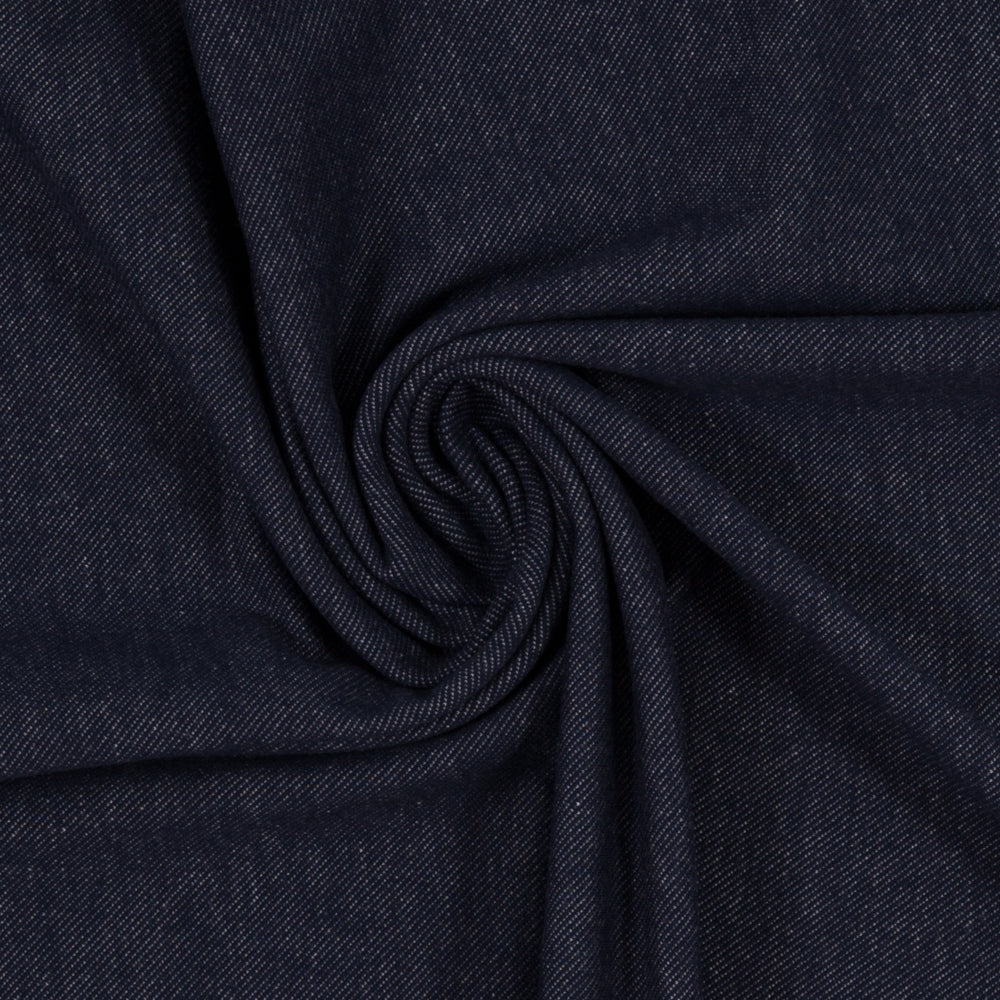 Jeansjersey dunkelblau