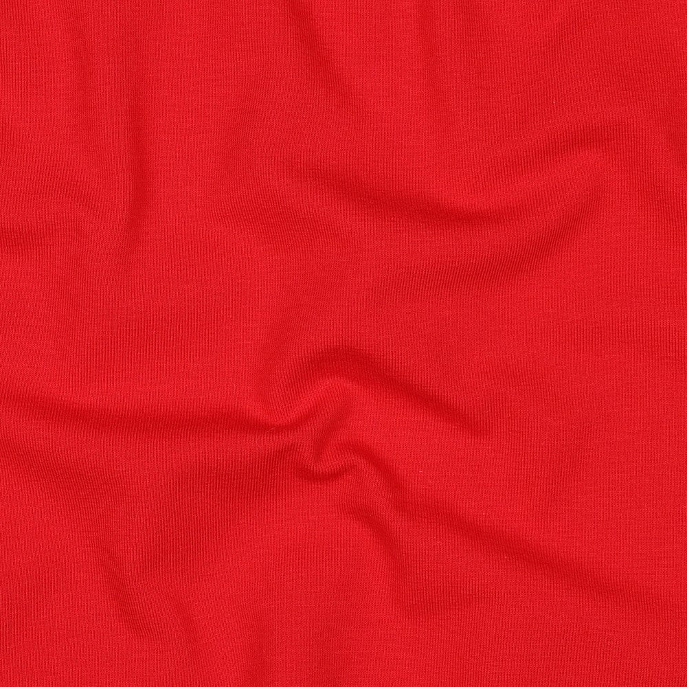 Jersey uni Bio tomatenrot