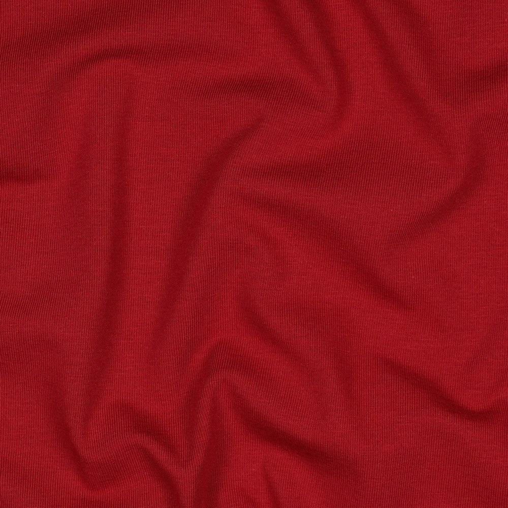 Jersey uni Bio bordeaux