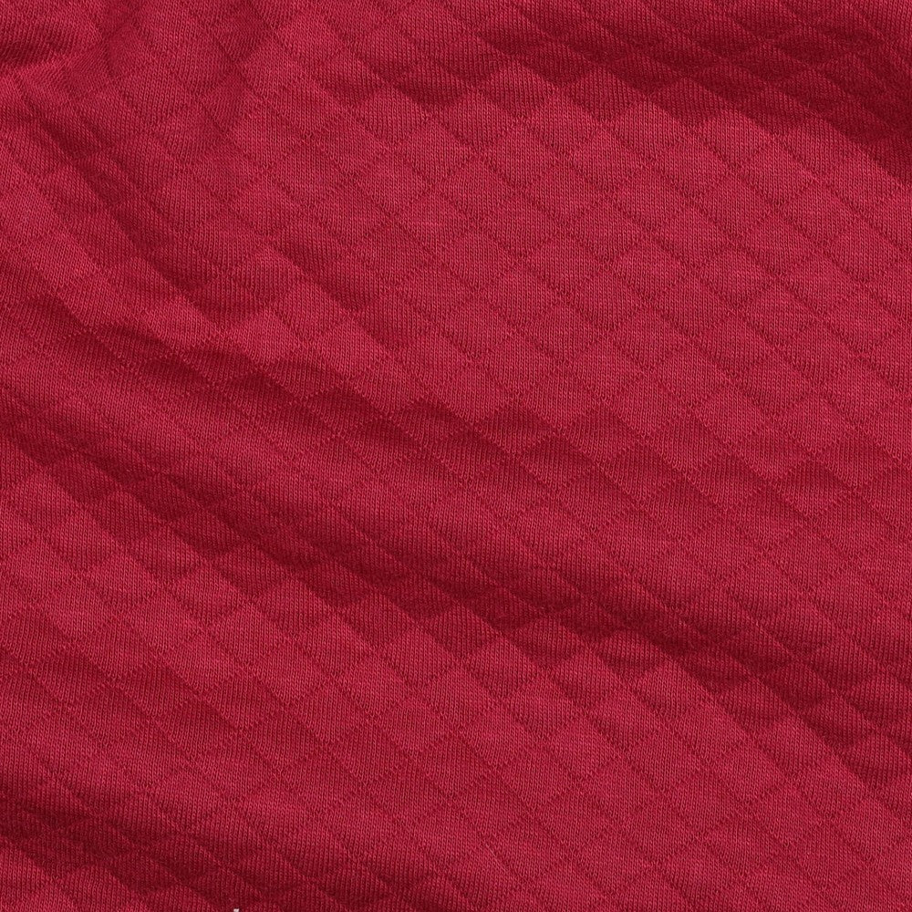 Sweatstoff Stepper Quilt cerise