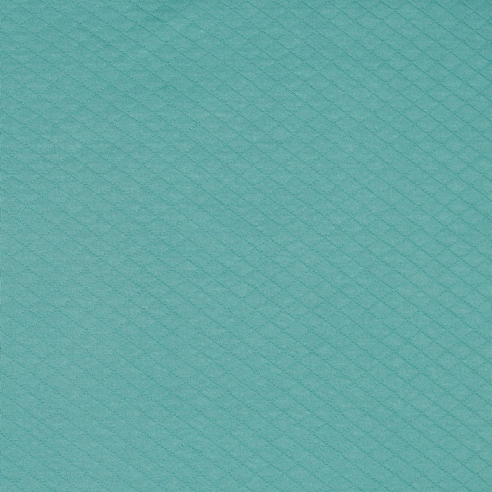 Sweatstoff Stepper Quilt hell petrol