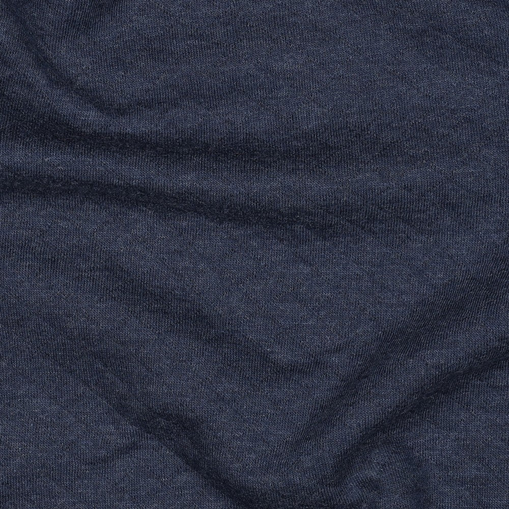 Sweatstoff Stepper Quilt indigo meliert