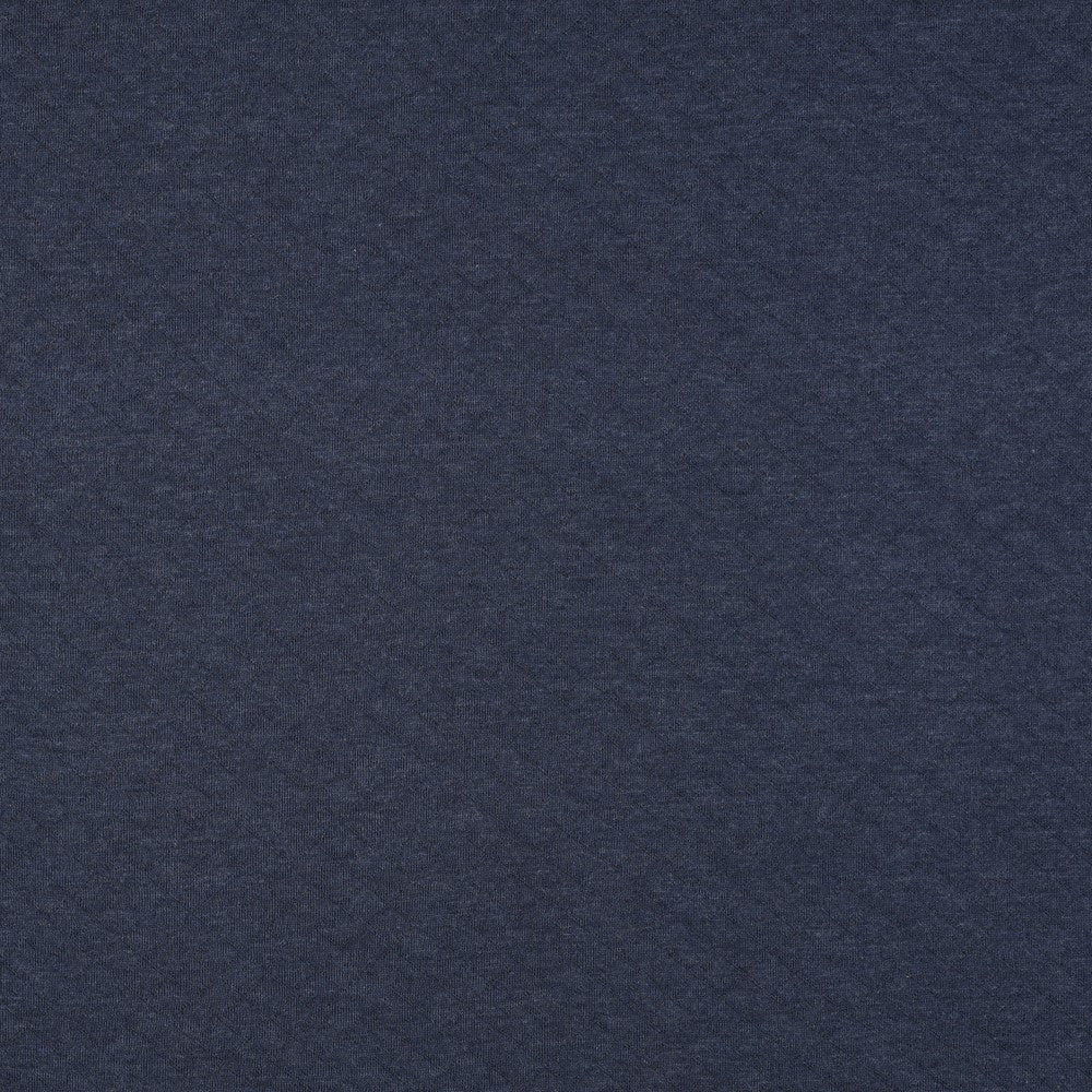 Sweatstoff Stepper Quilt indigo meliert