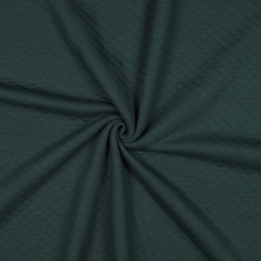 Sweatstoff Stepper Quilt dunkelgrün