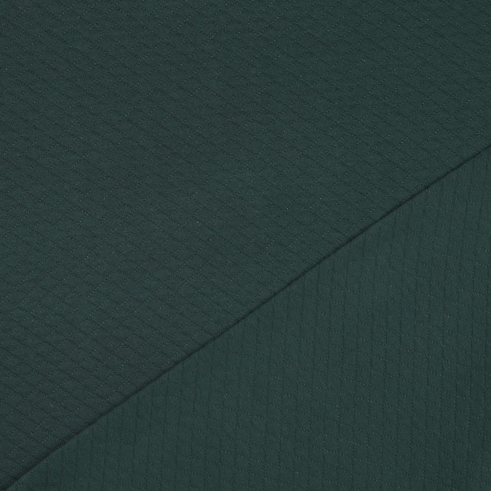 Sweatstoff Stepper Quilt dunkelgrün