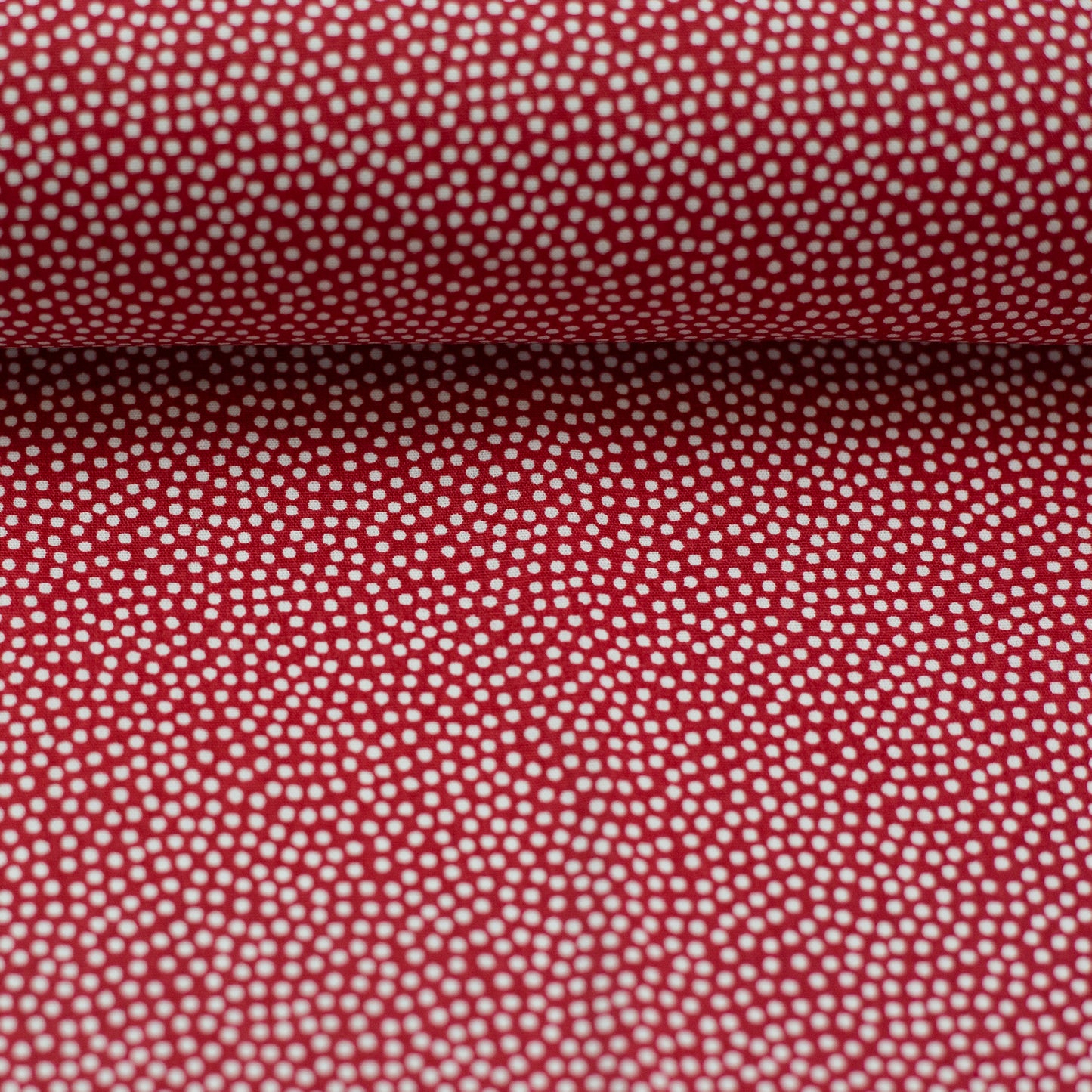 Baumwolle Punkte Dotty weiß burgundy rot