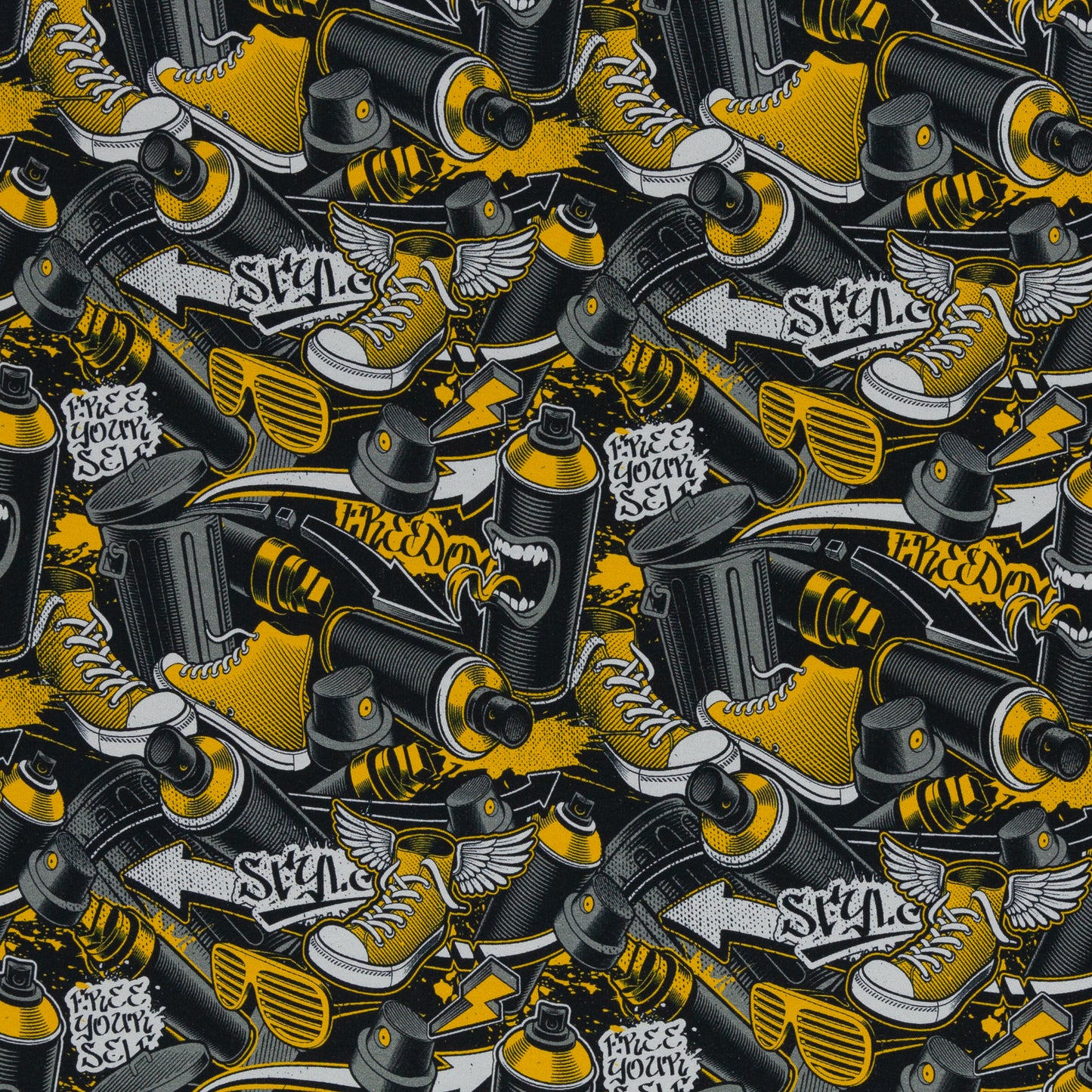 Sweat Turnschuhe senf schwarz anthrazit