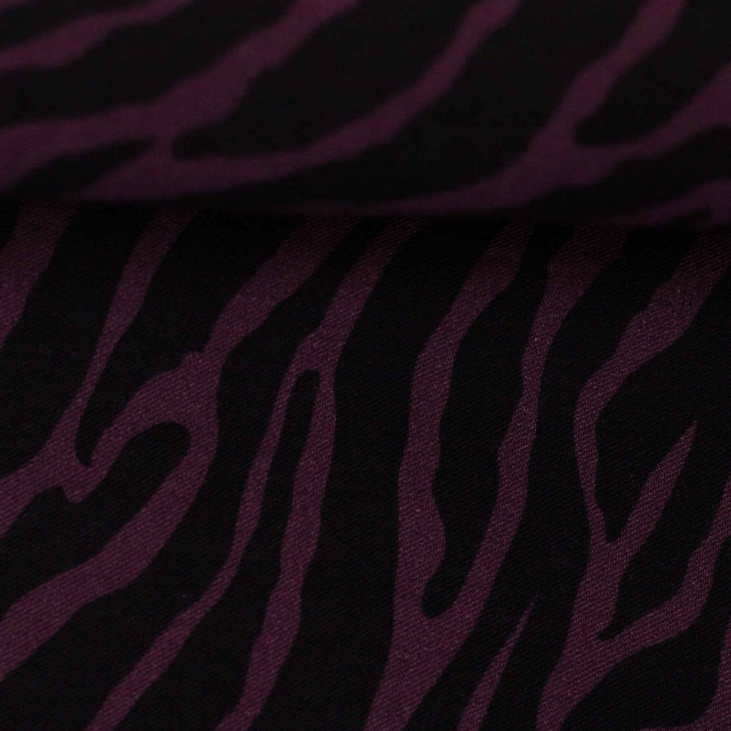 Viskose Bluse Animalprint Zebra beere