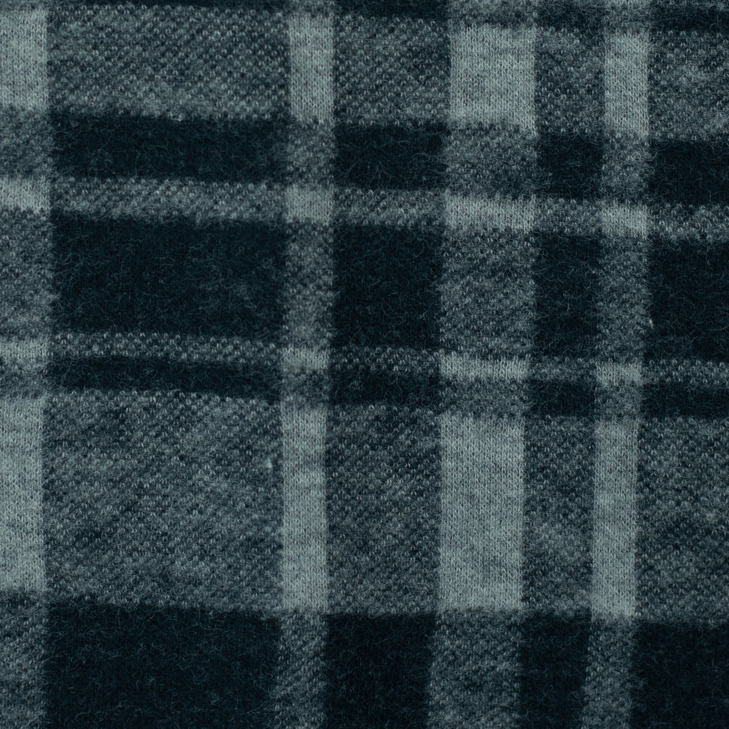Flanell George smaragd schwarz