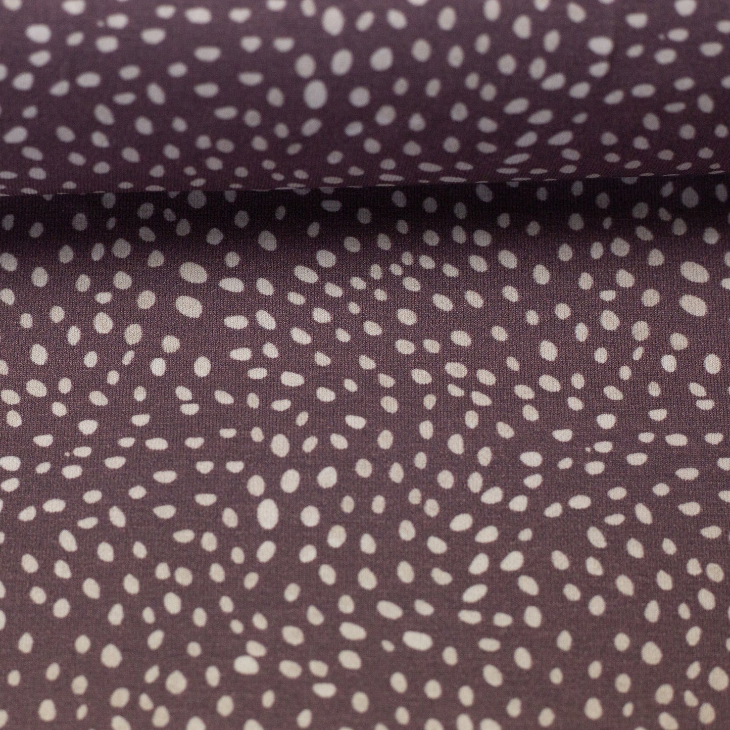 Jersey Mini Winter Punkte altrosa