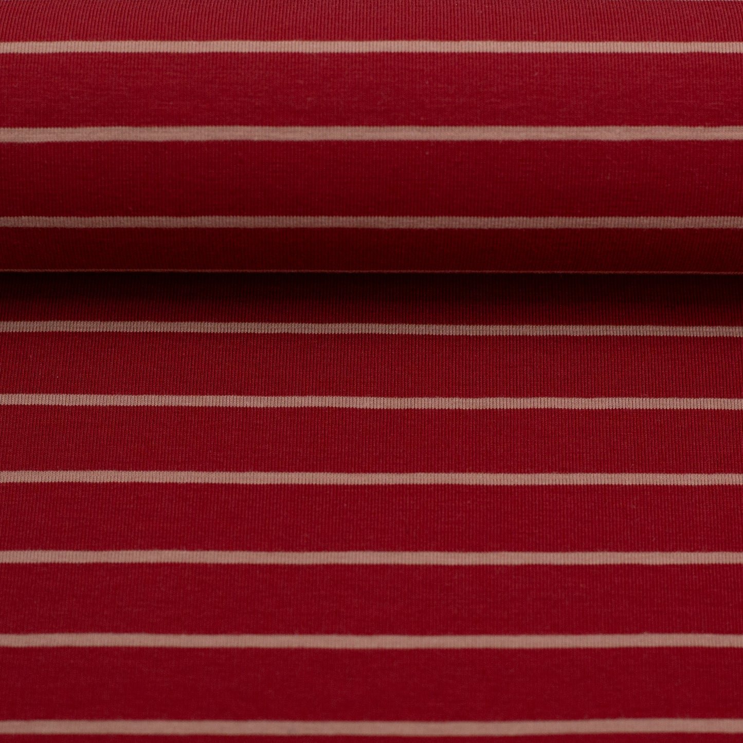Jersey Streifen Isa burgundy