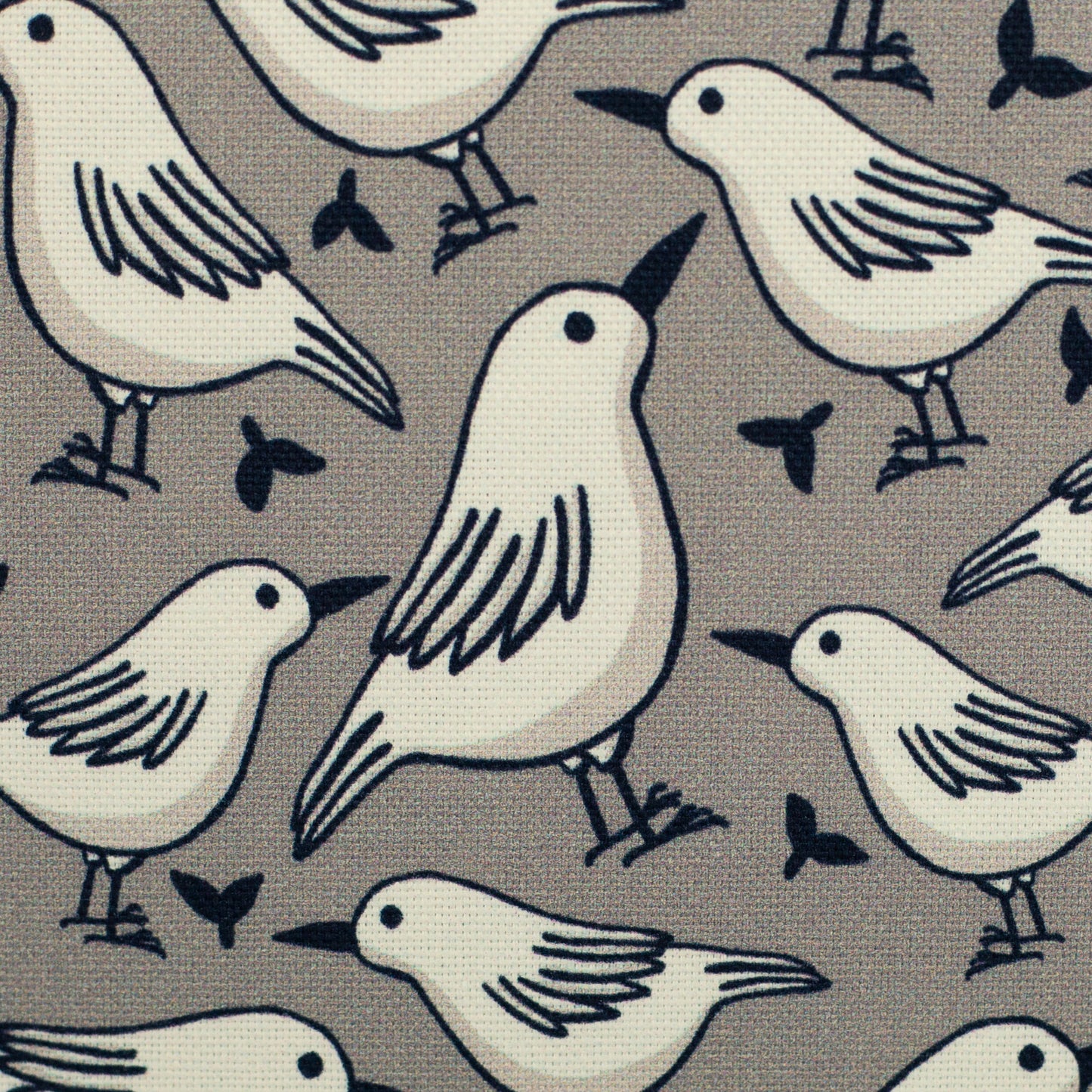 Canvas Garden Stories by Emjo Design Möwen grau