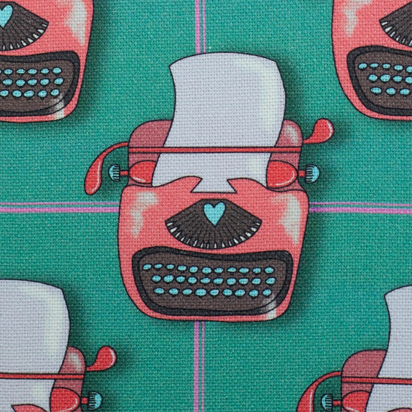 Canvas The Happy Canvas Story by Cherry Picking retro Schreibmaschinen