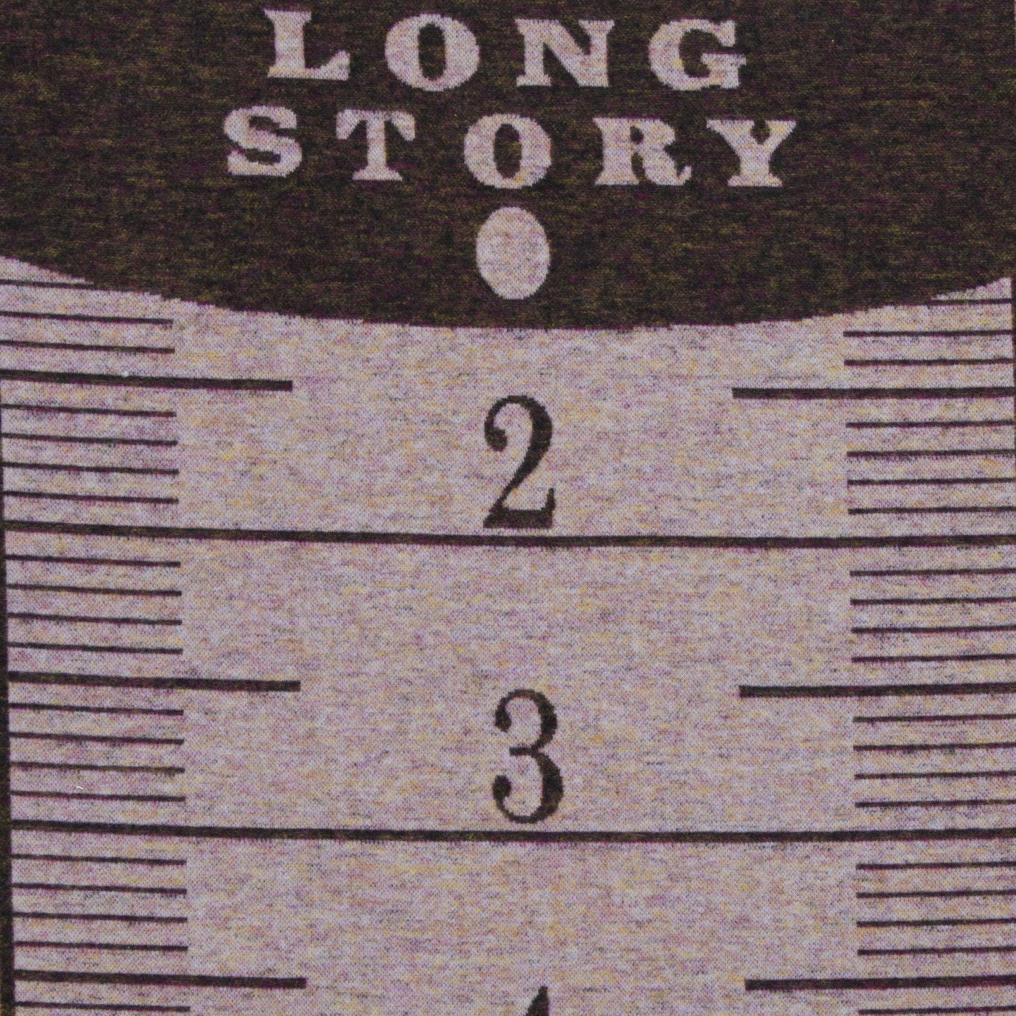 Jacquard Jersey Long Story Maßband XXL Panel 210cm