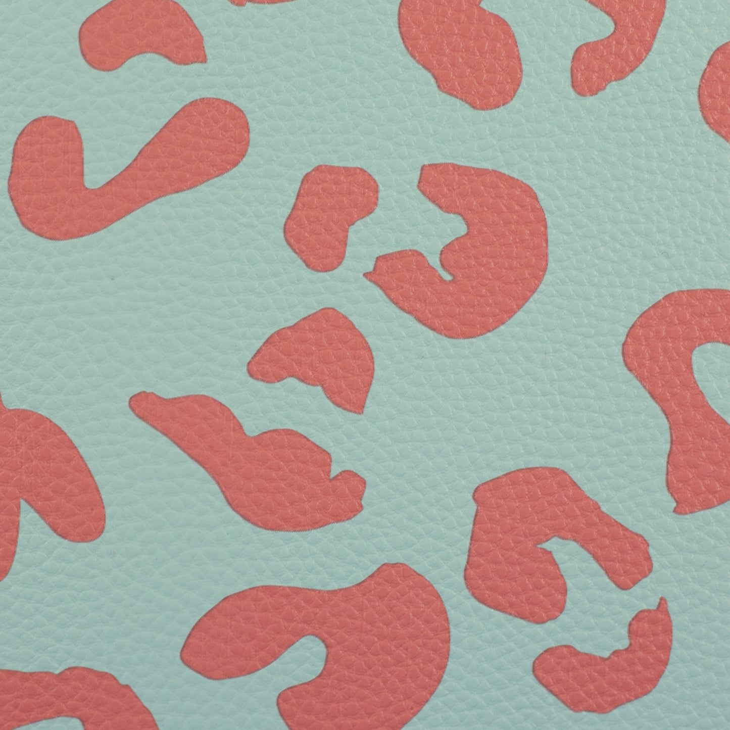 Kunstleder Happy Leo by Cherry Picking mint koralle