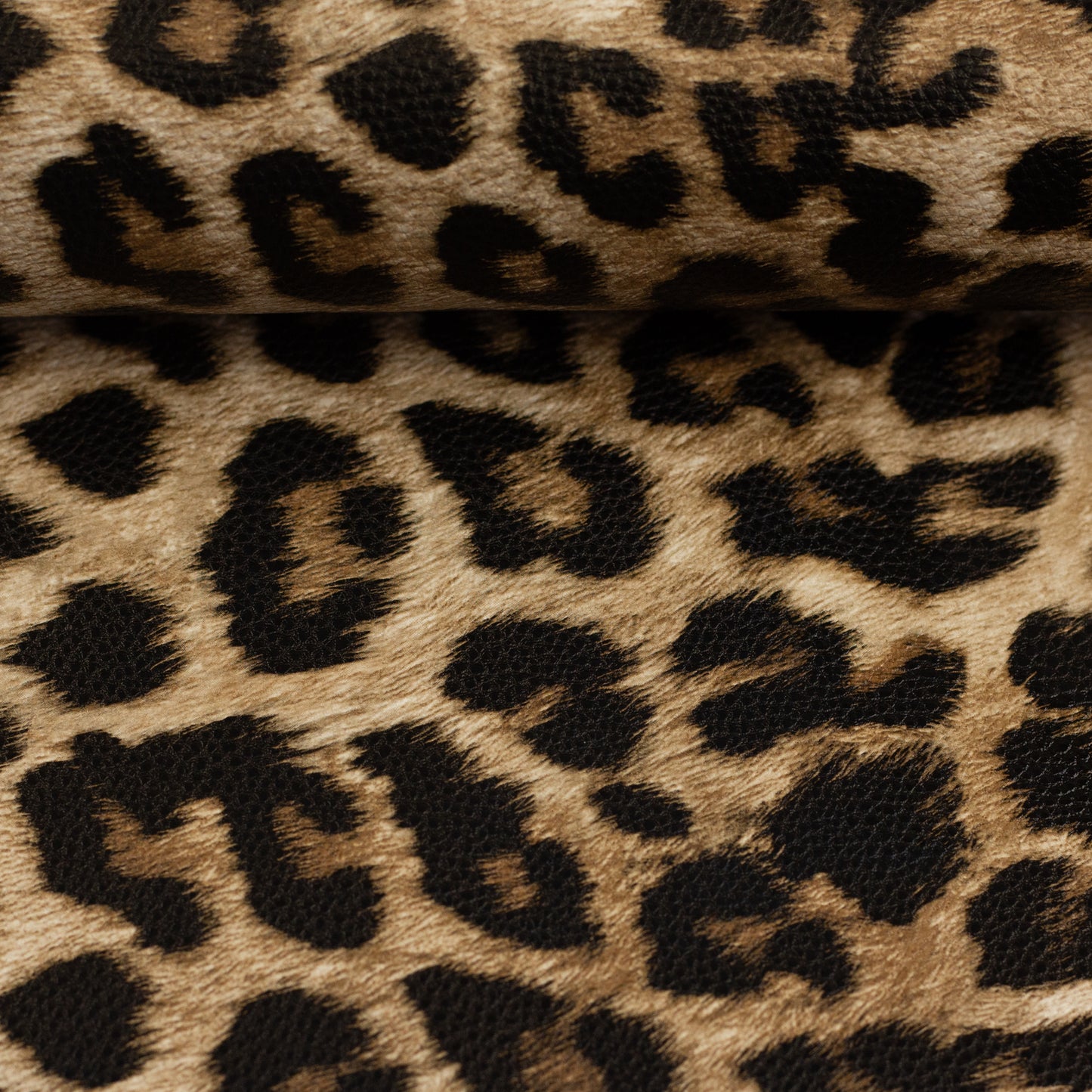 Kunstleder Leonardo Animalprint braun schwarz beige