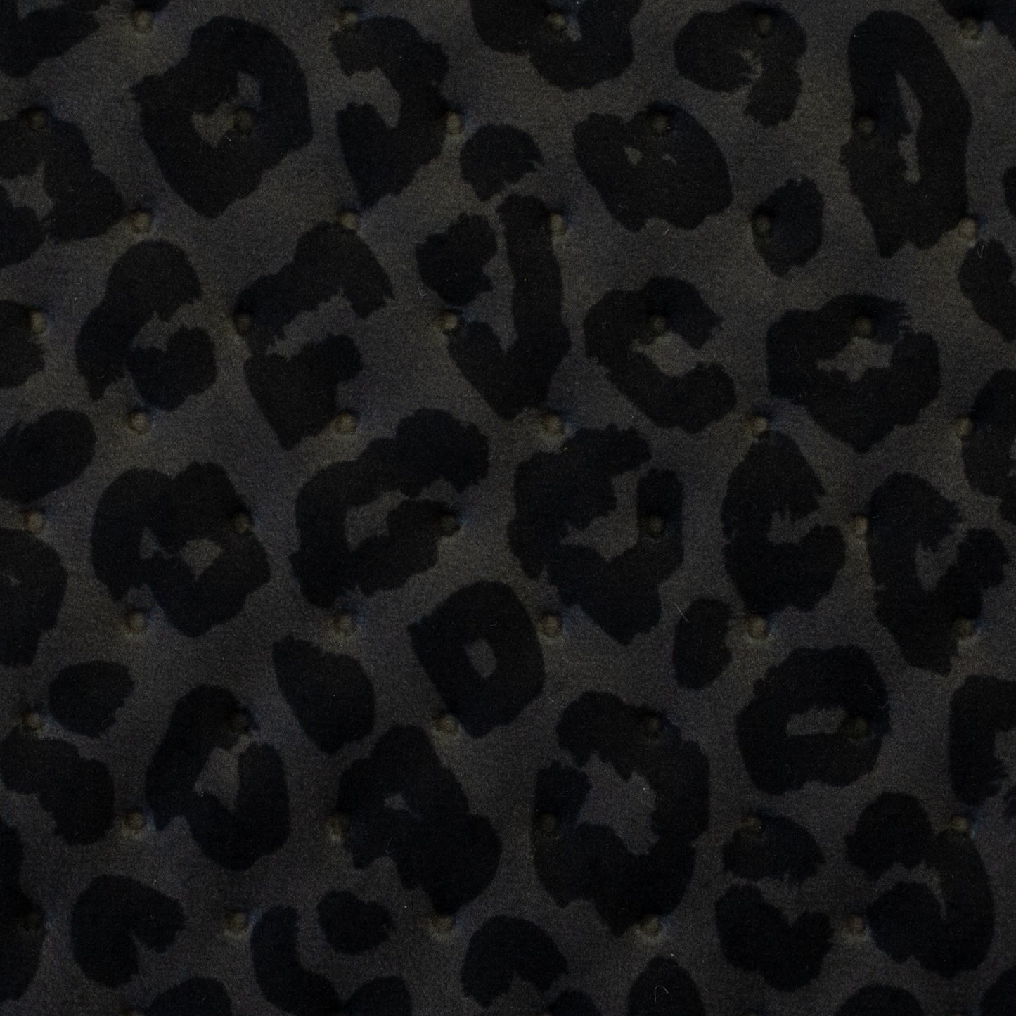 Stepper Samt Samos Leo Animalprint grau schwarz
