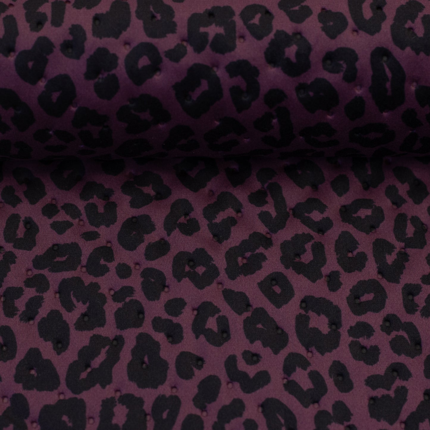 Stepper Samt Samos Leo Animalprint altrosa schwarz