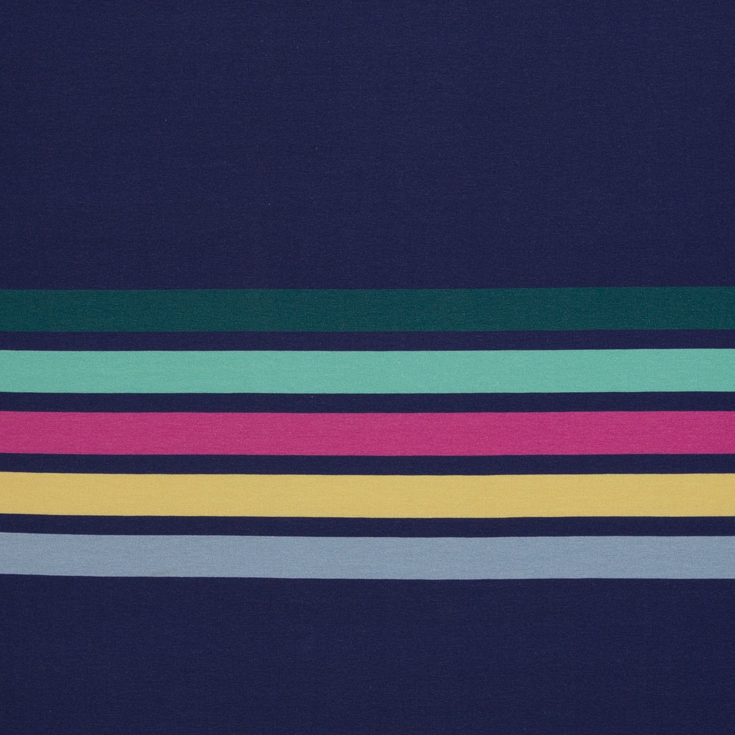 French Terry Simply Stripes by Lillesol&Pelle dunkelblau