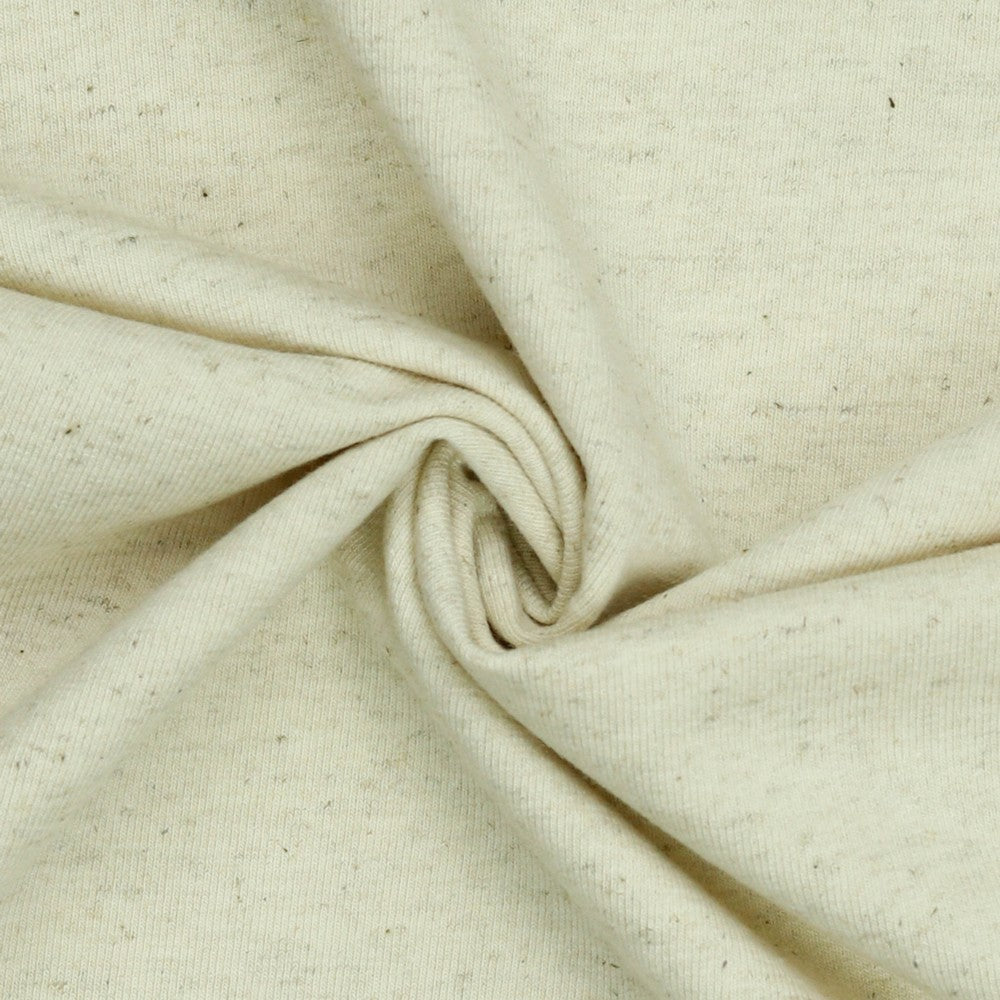 French Terry Leinen natural