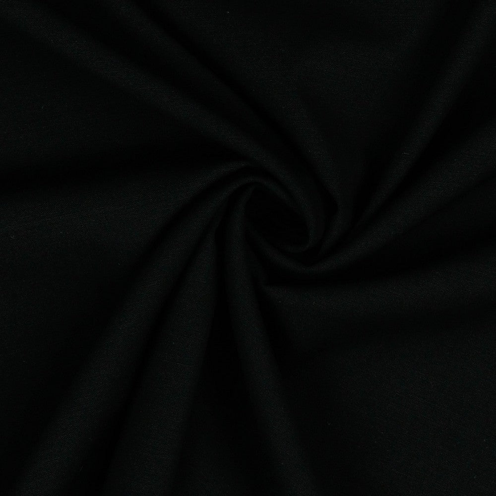 Viskose Bluse Stretch uni schwarz
