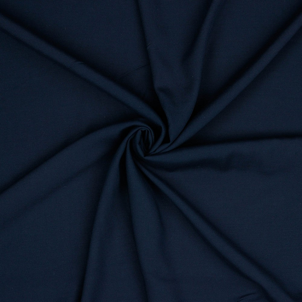 Viskose Bluse Stretch uni dunkelblau