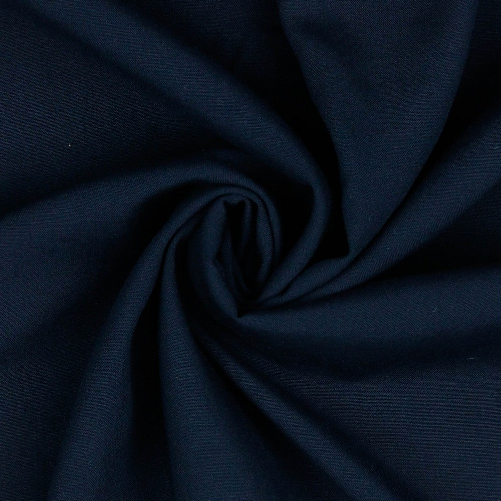 Viskose Bluse Stretch uni dunkelblau