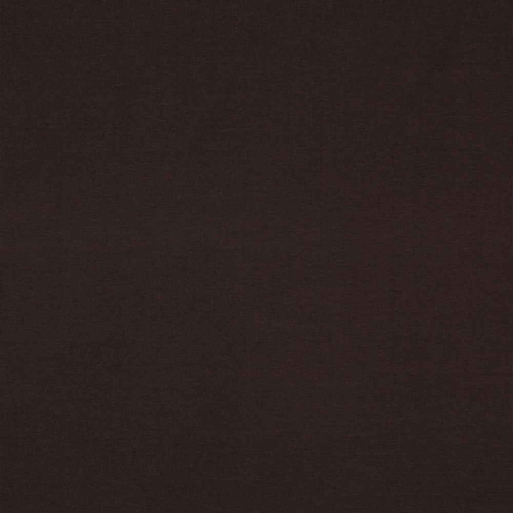Jersey uni dunkelbraun