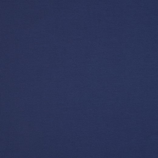Jersey uni jeansblau