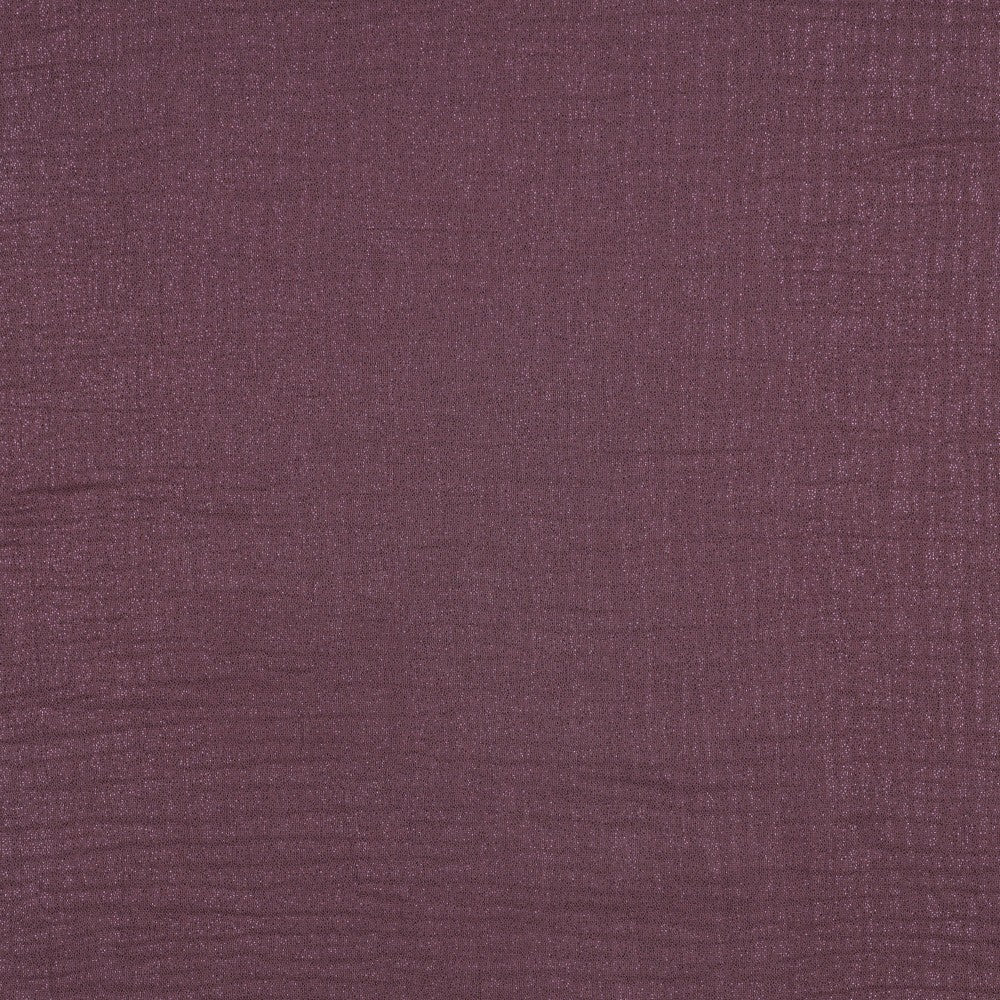 Musselin Glitter purple