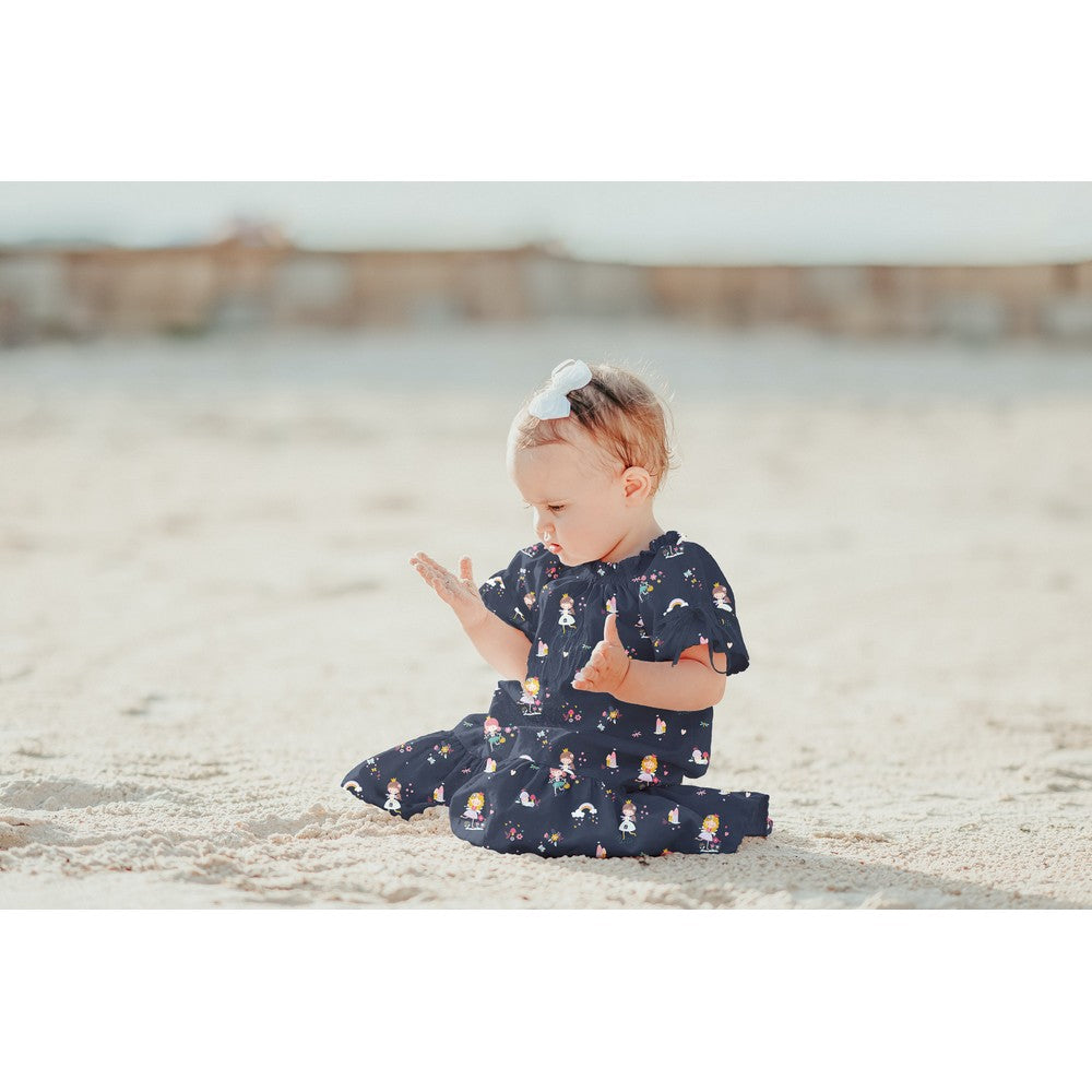 Baumwolle Prinzessin Garten navy