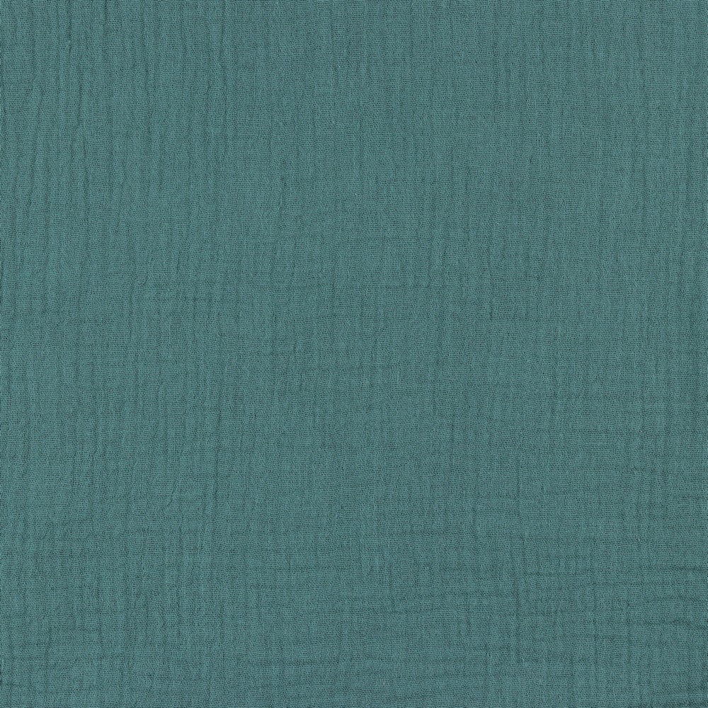 Musselin uni dunkel mistel