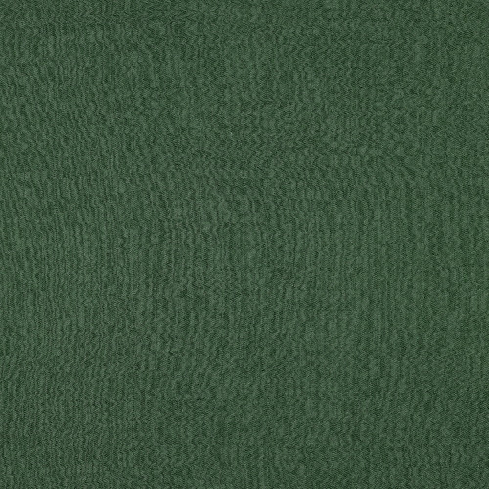 Musselin uni dunkelgrün