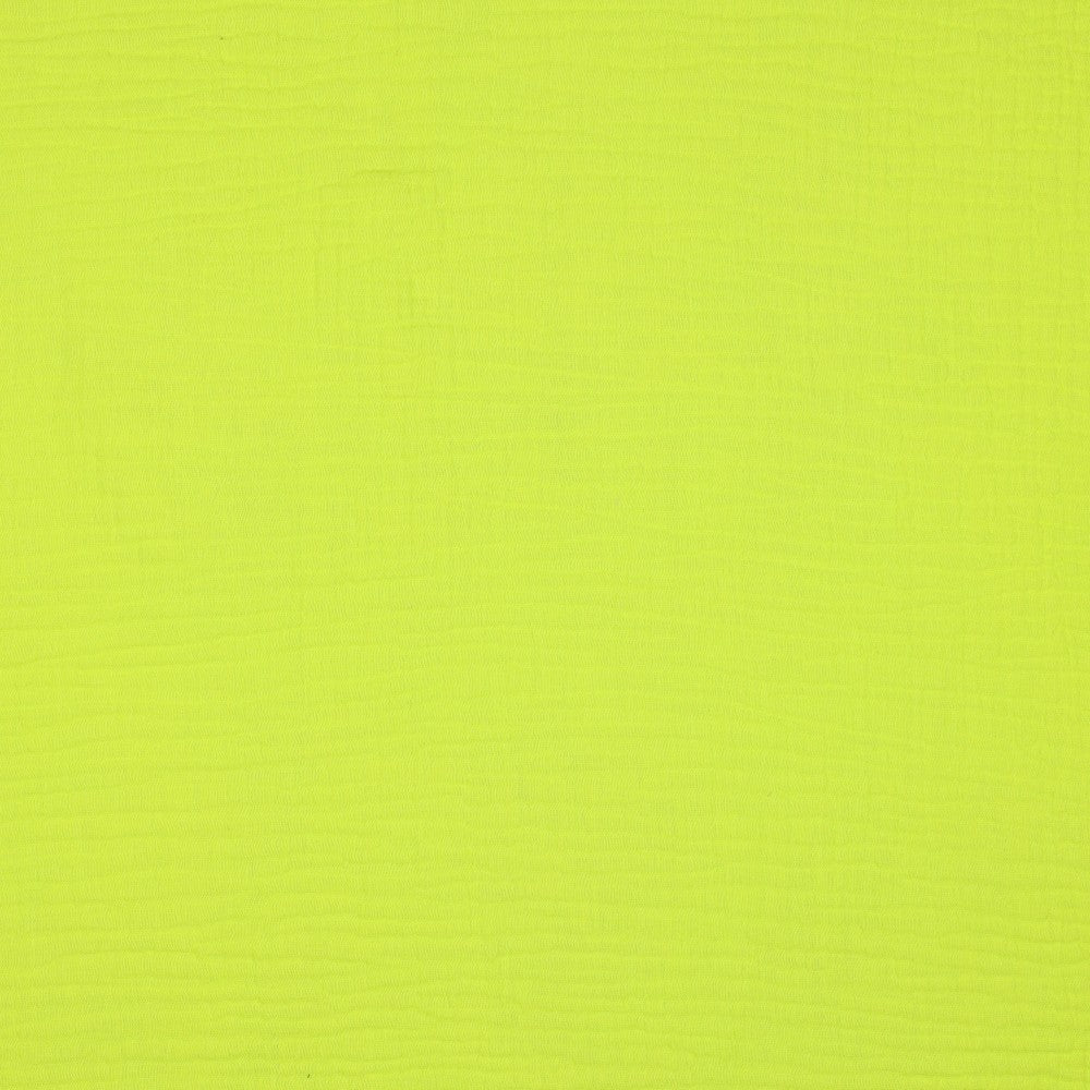 Musselin uni neon gelb