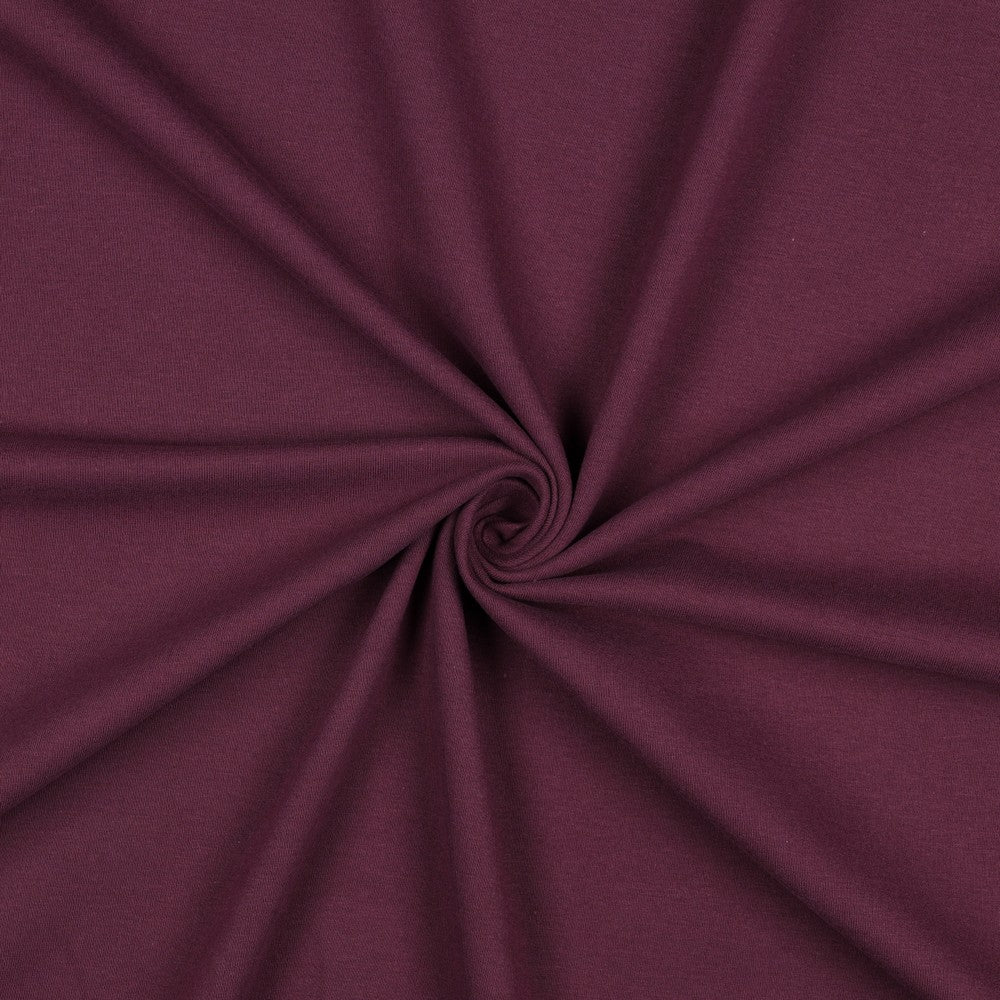 Sweat Soft Bio uni aubergine