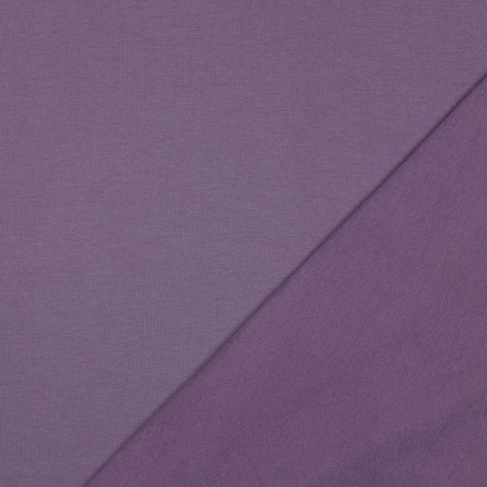 Sweat Soft Bio uni mauve traube