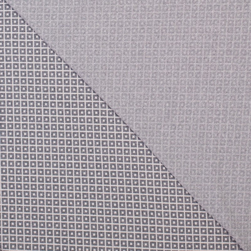 Jacquardstoff recycled Minimal grau