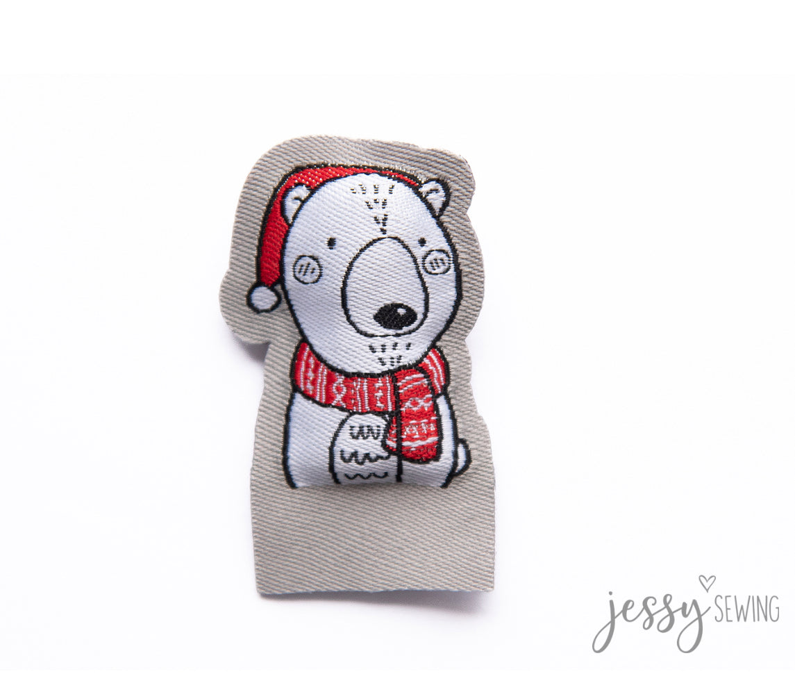 Label Weblabel 3D "Winterbär"