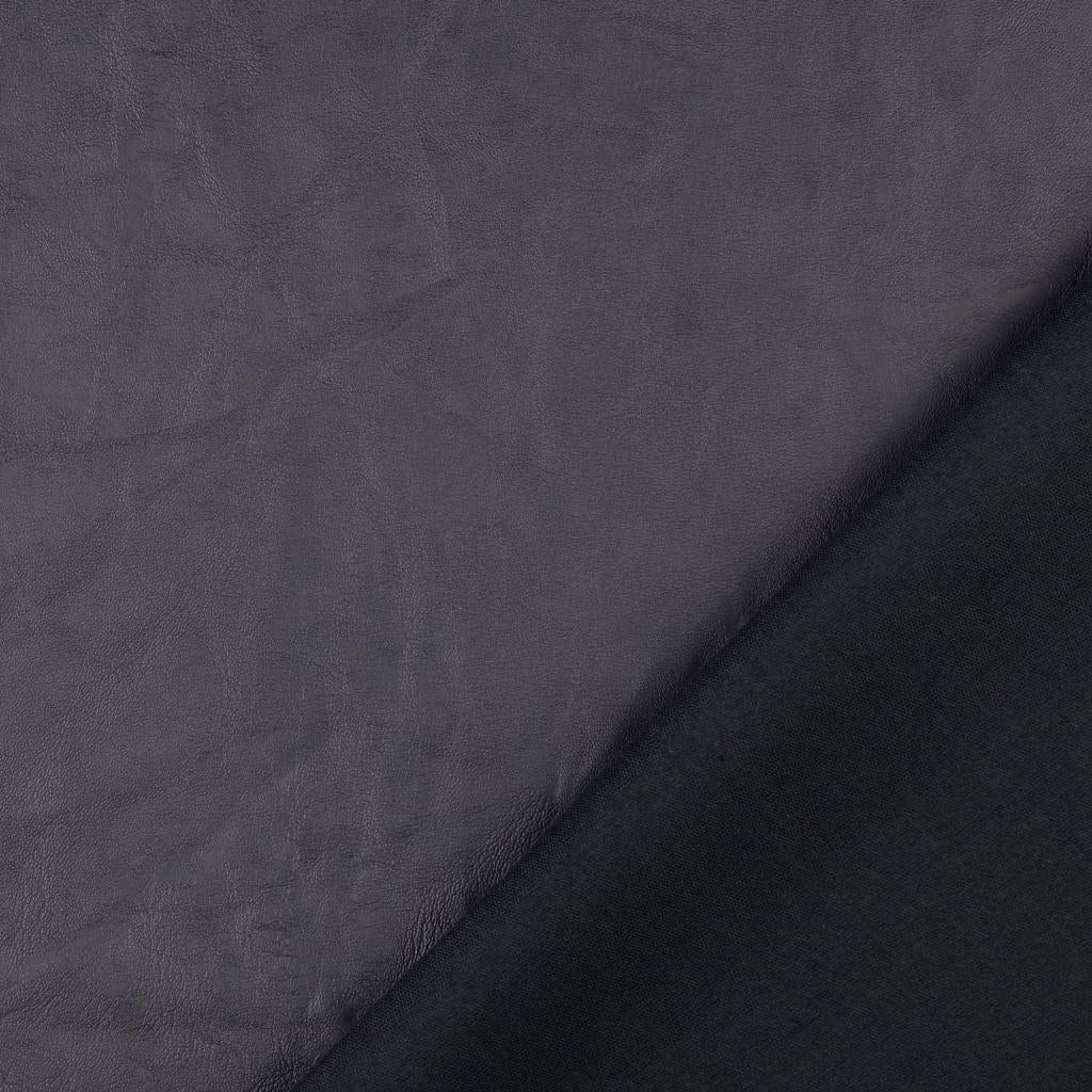 Kunstleder uni marineblau