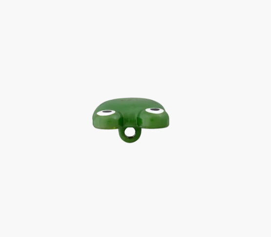Knopf Frosch grün 20mm