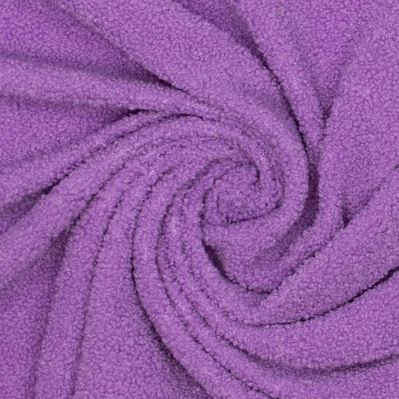 Teddystoff Plüsch violett