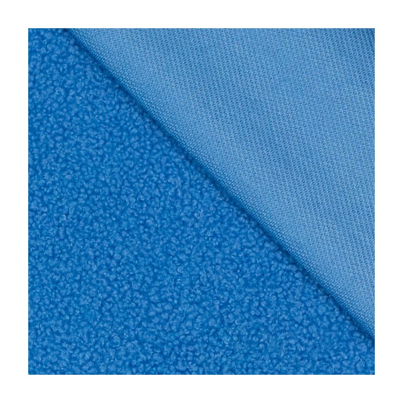 Teddystoff Plüsch mandarine blau