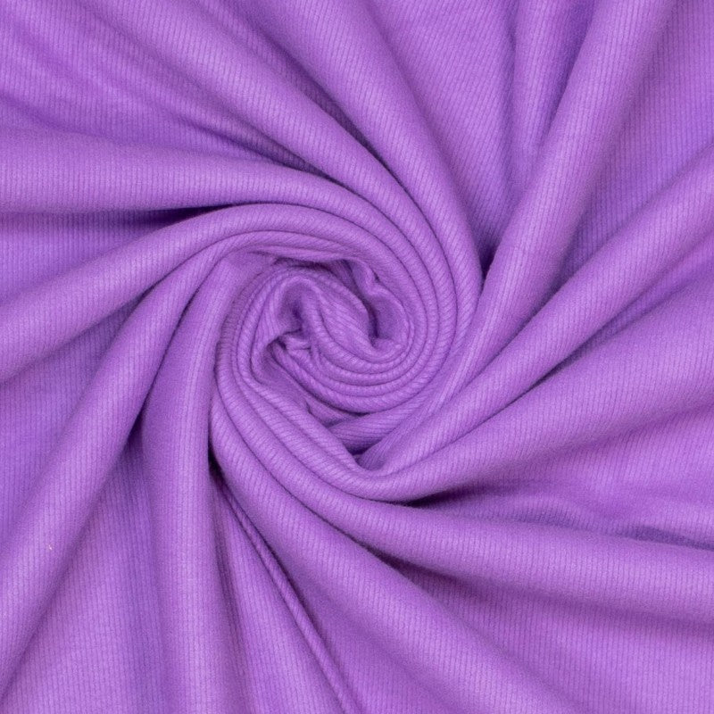 Rippenjersey Double Brushed superweich orchidee