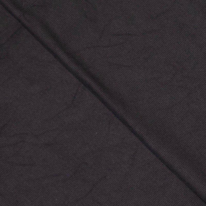 Rippenjersey Double Brushed superweich schwarz