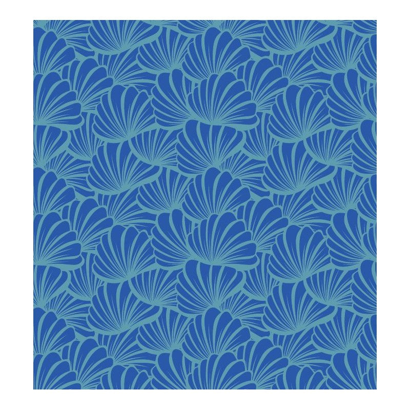 Canvas Beachy Shells blau