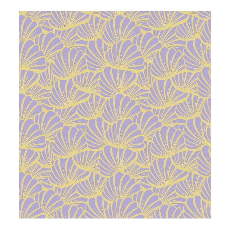 Canvas Beachy Shells flieder gelb