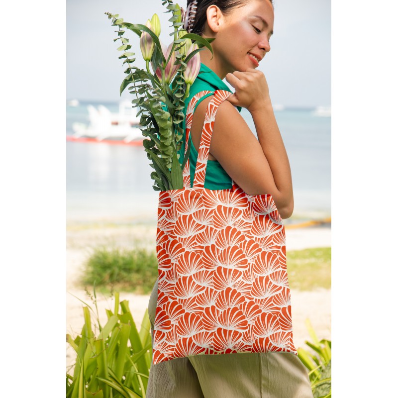 Canvas Beachy Shells blau